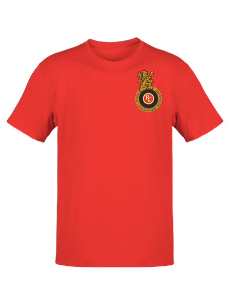 Premium RCB Male Classic Crew T-Shirt – Play Bold, Wear Bold!